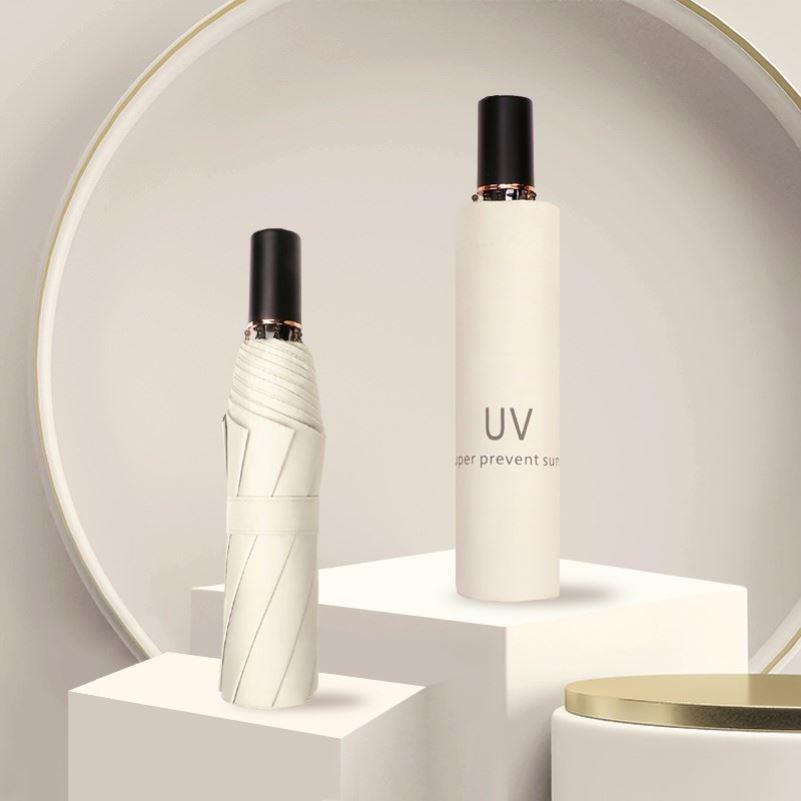 Full automatic folding umbrella double female sun umbrella伞