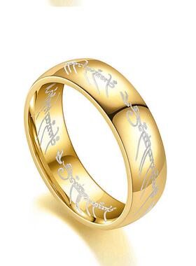 lord of the rings middle finger ring male fashion index