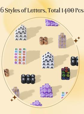 4 x 7 mm Letter Beads Friendship Bracelet Kit For Girls Gift