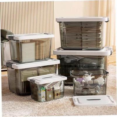 Transparent storage box Plastic storage box收纳箱储物脏衣篓