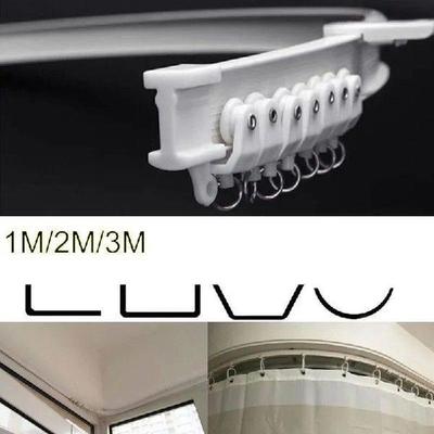 1/3/4/5/6M Flexible Ceiling Mounted Curtain Track Rail