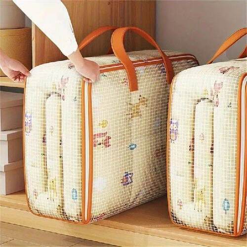 Foldable Storage Bag PVC Waterproof Transparent Move