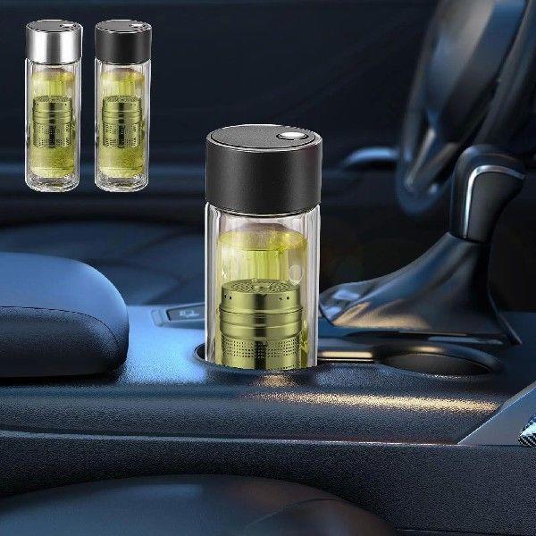 Tea Infuser Bottle Glass Tea Tumbler 400ml High Temperature