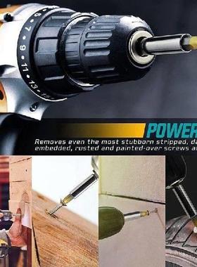 22Pcs Titanium Damaged Screw Extractor Set - Stocking