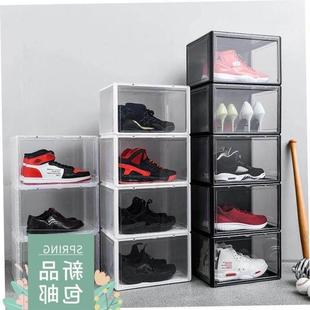 plastic Shoe basketball box storage shoes transparent
