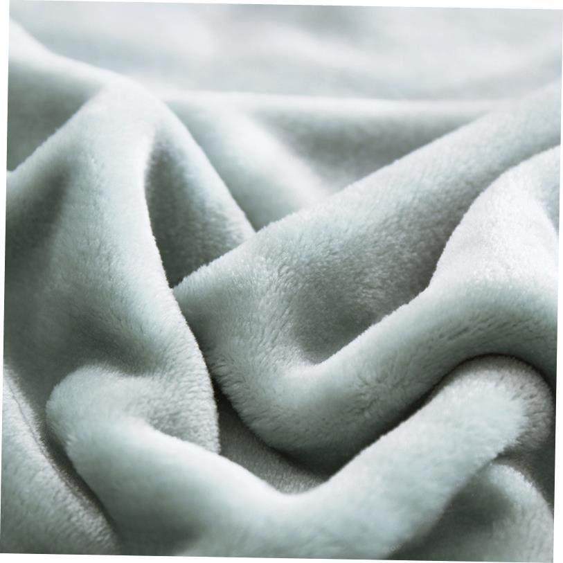 Blanket Plain Flannel Thick Coral Fleece Knee Blanket 小毛毯