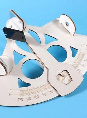 2 Pcs Nautical Measuring Instrument Wooden Science