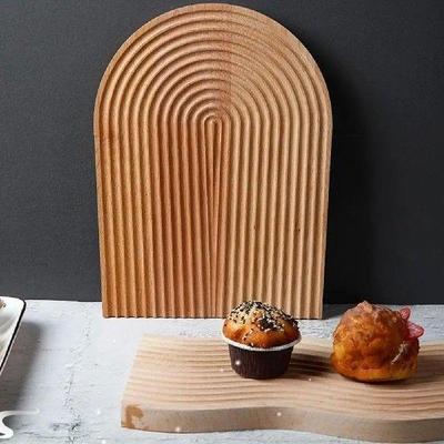Serving Tray Wave Arched Shape Multi-functional Grooved