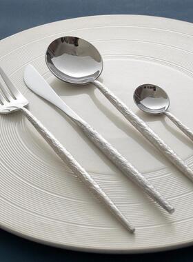 Tree pattern stainless steel Western tableware coffee spoon