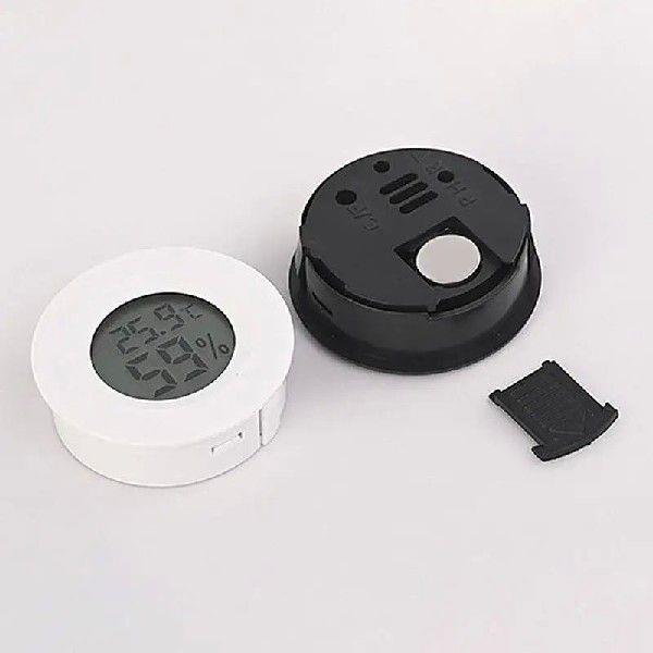 Digital Hygrometer Temperature Gauge Round Digital Humidity