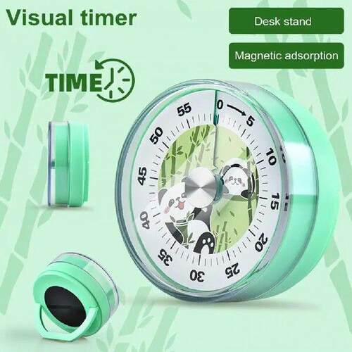Compact Visual Timer Cartoon Print Legible Time Management
