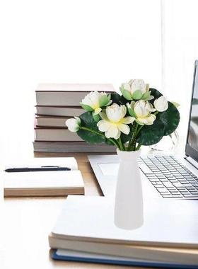 2 Pcs Simulation Lotus Decoration Artificial Flowers for