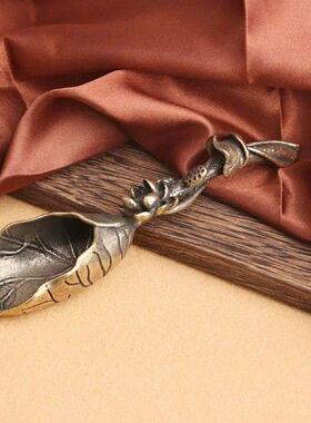 Teaspoon Metal Vintage Bean Scooper Loose Leaf Tea Scoops