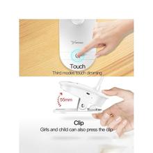Clip LED Desk Lamp Reading Lamp Study Light Rechargeable