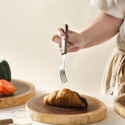 Wood Serving Board Butcher Block Bakery BBQ Camping Platter