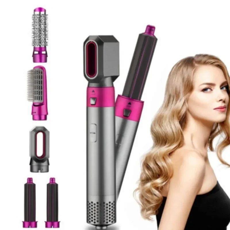 1000W Electric Hair Dryer with Curling Iron 5In1 Hair Curler