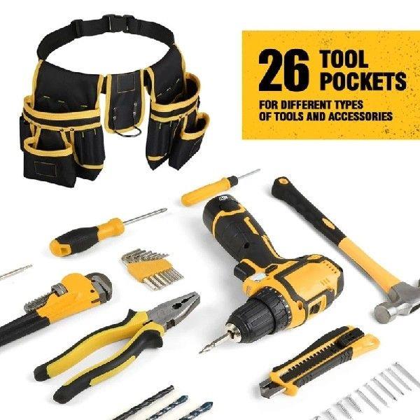 Multifunctional Tool Storage Bag Belt Electrician Tool