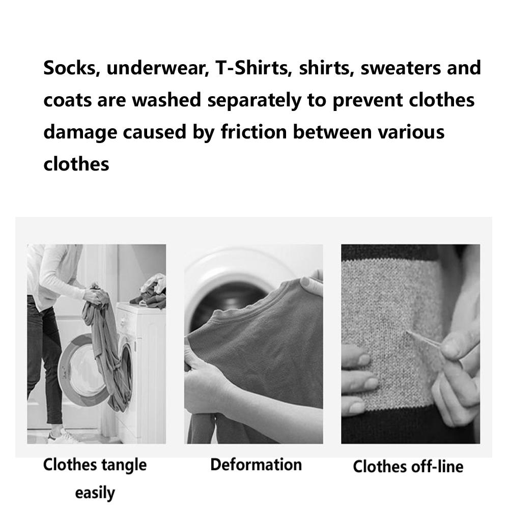 6PCS Mesh Laundry Bag Underwear Socks Pouch Shirt Bra Dirty