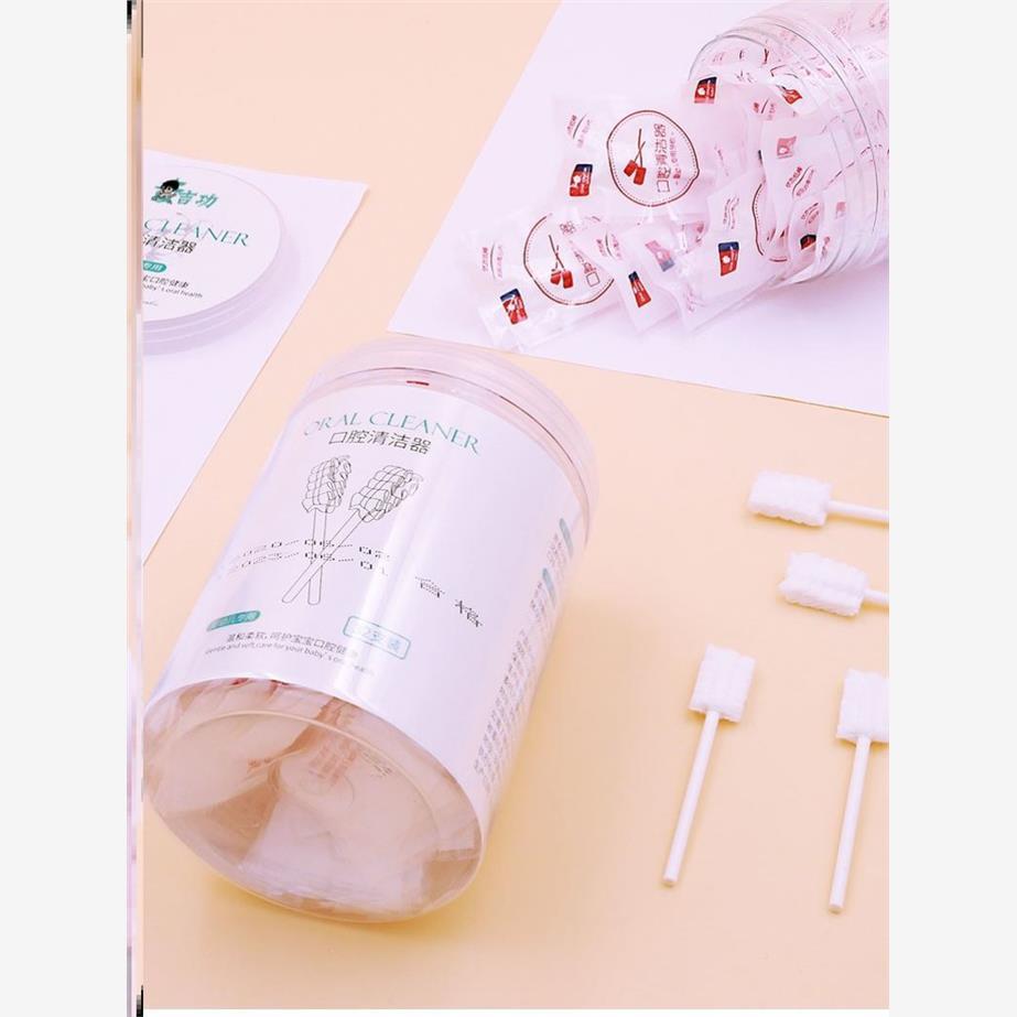 Infant oral cleaner infant gauze toothbrush 婴儿口腔清洁器