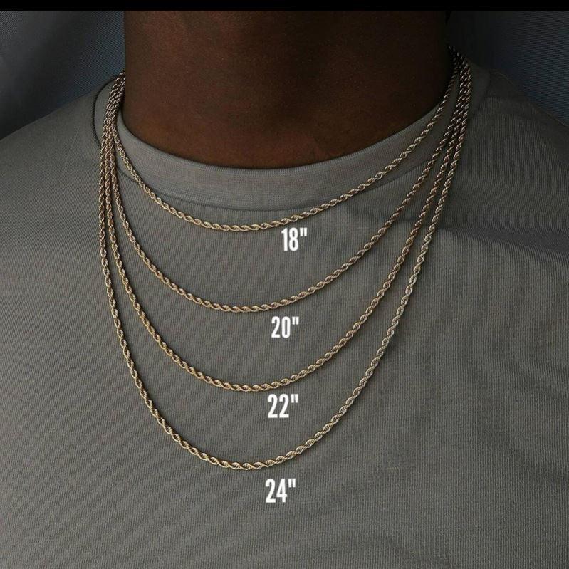 high quality less Steel Chain Necklace For Men Women Jewelry