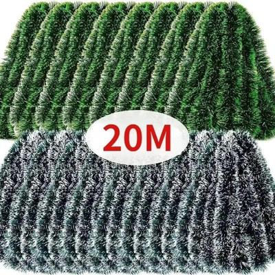 Christmas Green Cane Ribbons Party Garland DIY Xmas Tree Orn