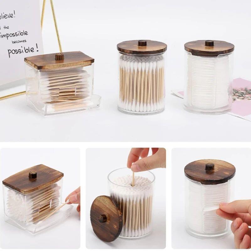 Bathroom Organizer Accessories Set Qtip Holder Storage with