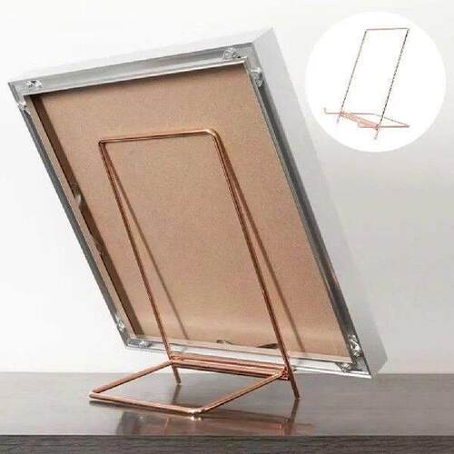 Metal Magazine Display Stands Storage Ornaments Detachable