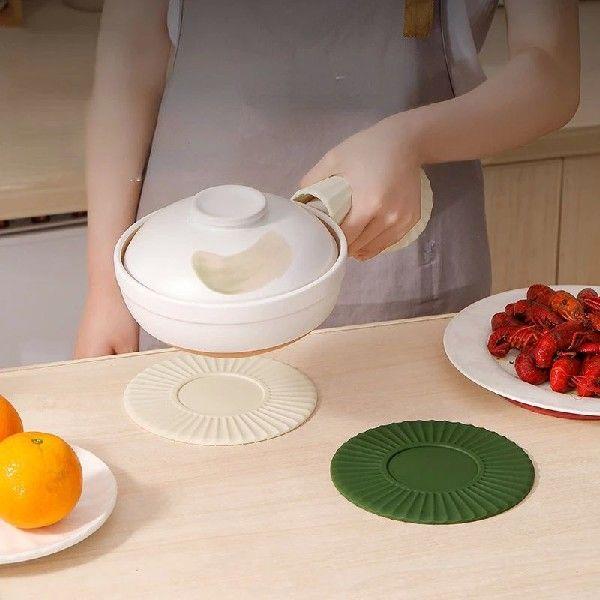 New Silicone Pot Mat Household Coaster Pad Food Grade