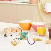 Yolk Ropes Mixer Shaker Egg Pull Manual with Eggs