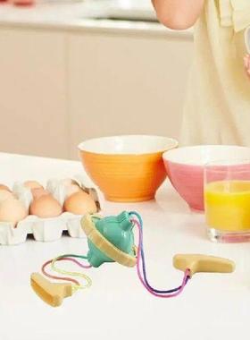 Egg Yolk Mixer Manual Egg Shaker with Pull Ropes Eggs Yolk