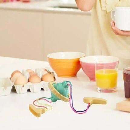 Egg Yolk Mixer Manual Egg Shaker with Pull Ropes Eggs Yolk