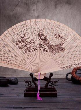 Chinese souvenir China traditional wood fan tourist gift