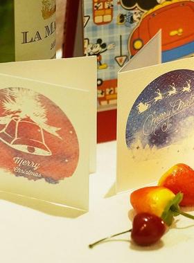 Galaxy Christmas Card Set 4 Creative Designs with Envelopes