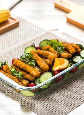 Square Pyrex baking microwave oven for baking