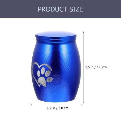 Pet Urn Stainless Steel Urns for Dog Ashes Animal Cremation