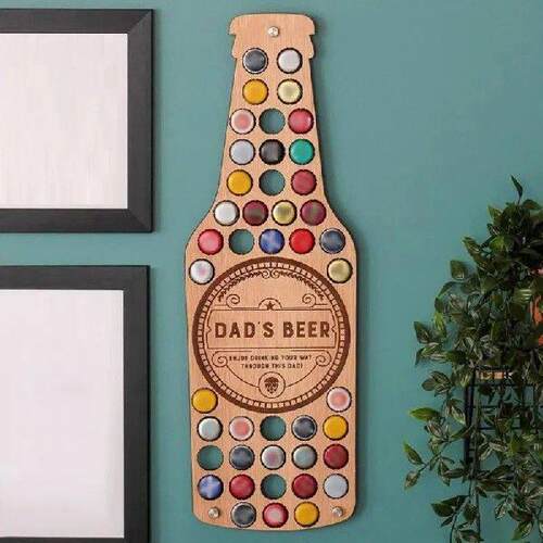 Wine Bottle Cap Display Fathers