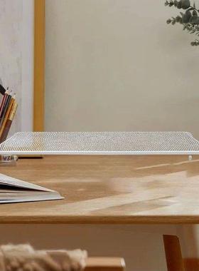 Metal Monitor Stand White Single Layer Extra Laptop Riser