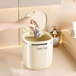 Can Desktop Table Press Plast Home Trash Basket Mini Garbage