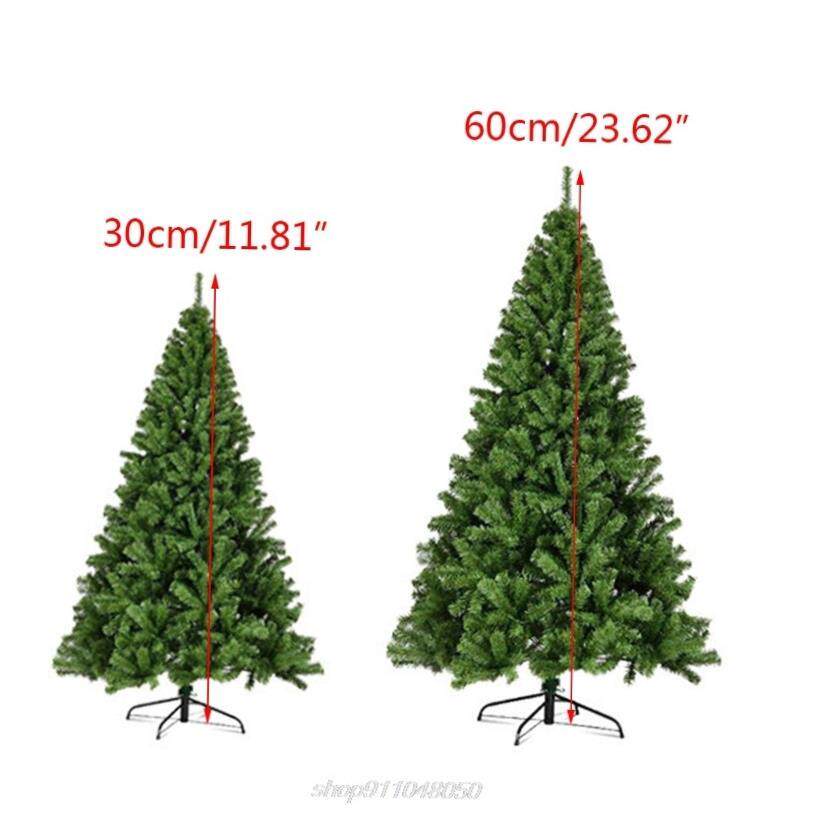 PVC Artificial Christmas Tree with Stand Ornament Adornment