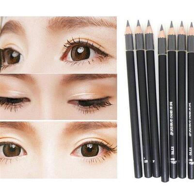 2 pc hot waterproof black smooth eyeliner eye liner pencil p