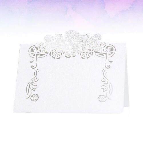 50 pcs Table Place Holders Paper Place Card Wedding Seat