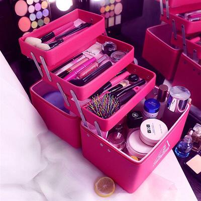 multi layer lo make-up box hand-held household large alu