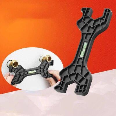 Multifunctional Dual Headed Wrench With Level Manual Tap