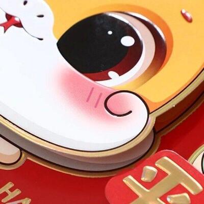 Good Lucky Snake Year Spring Couplet Fu Character 3D Door