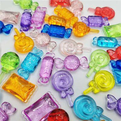 Mixed Color Video Game City Grab Machine Decorative Beads Ac