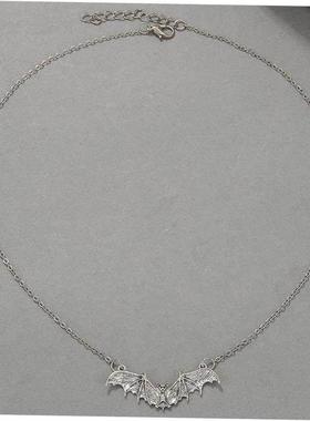 黑色蝙蝠项炼Punk Black bat Necklace Halloween Women Jewelry