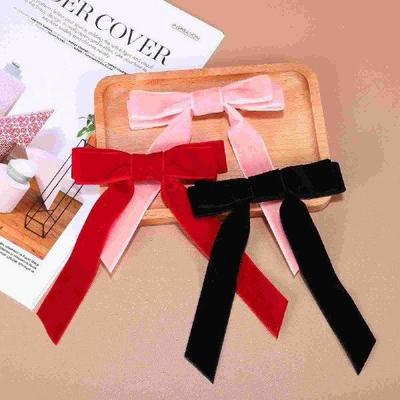 6 Pcs French Clips for Hair Bow Bows Girl Ribbon Grace