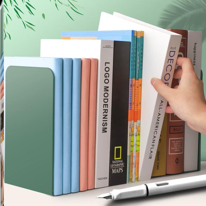 Students iron bookshelf desk bookstand small storage rack