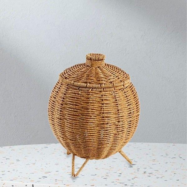 Handwoven Storage Baskets with Stand Art Decorative Wedding