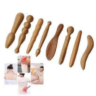 1Pcs Sandalwood Acupoint Stick Dial Stick Massage Stick